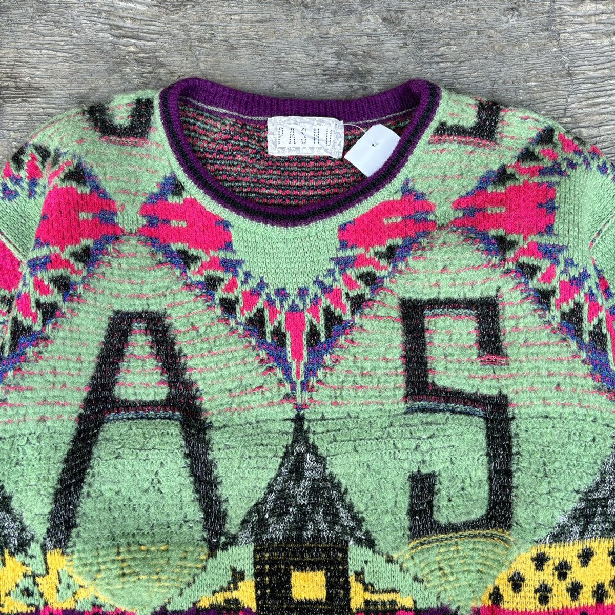 Coogi × Designer Coogi style Pashu Shin Hosokawa knitwear 3D Art Size US L / EU 52-54 / 3 - 4 Thumbnail