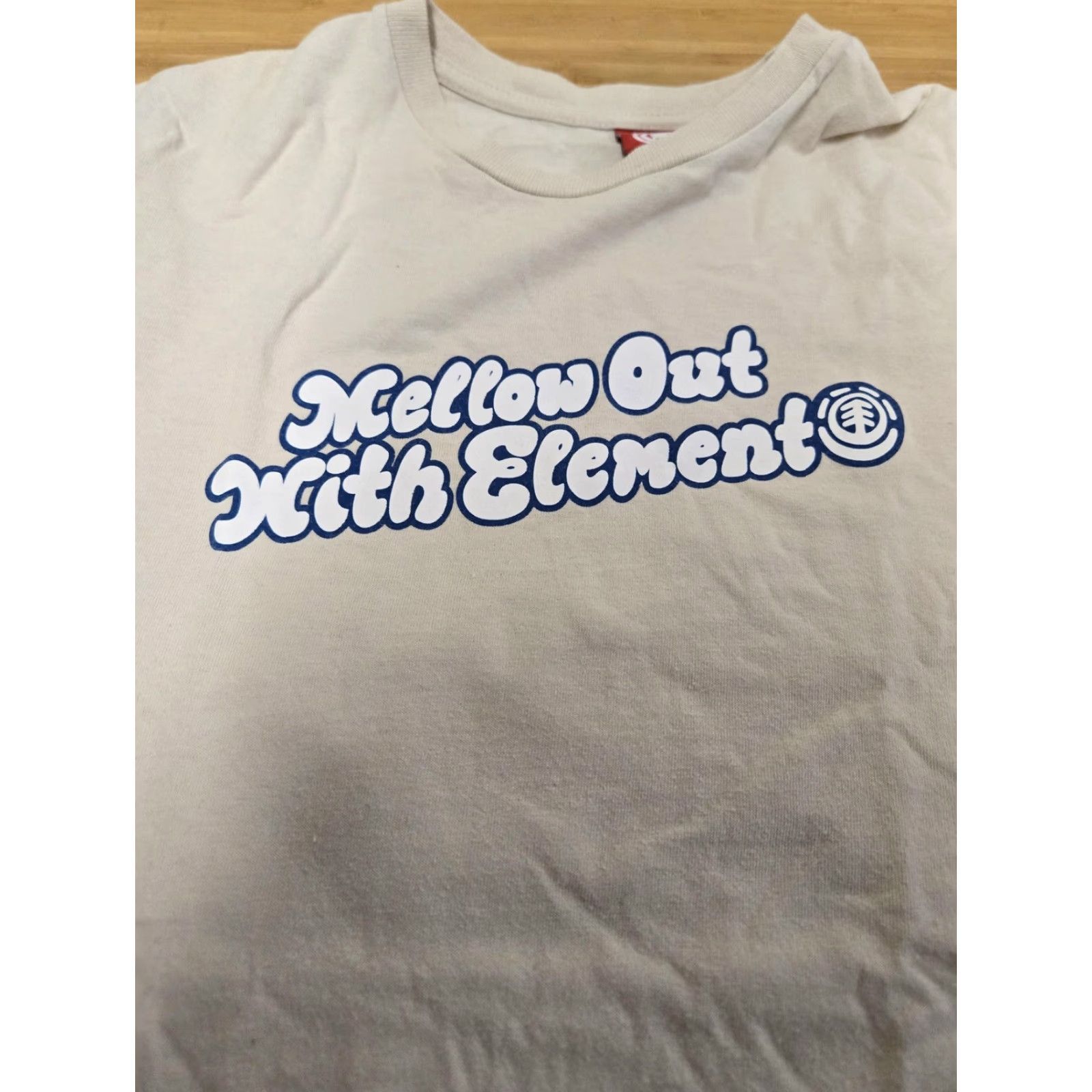 Element VINTAGE Element Shirt Mens White Mellow Out With Element Graphic Skateboard Tee Size US M / EU 48-50 / 2 - 2 Thumbnail