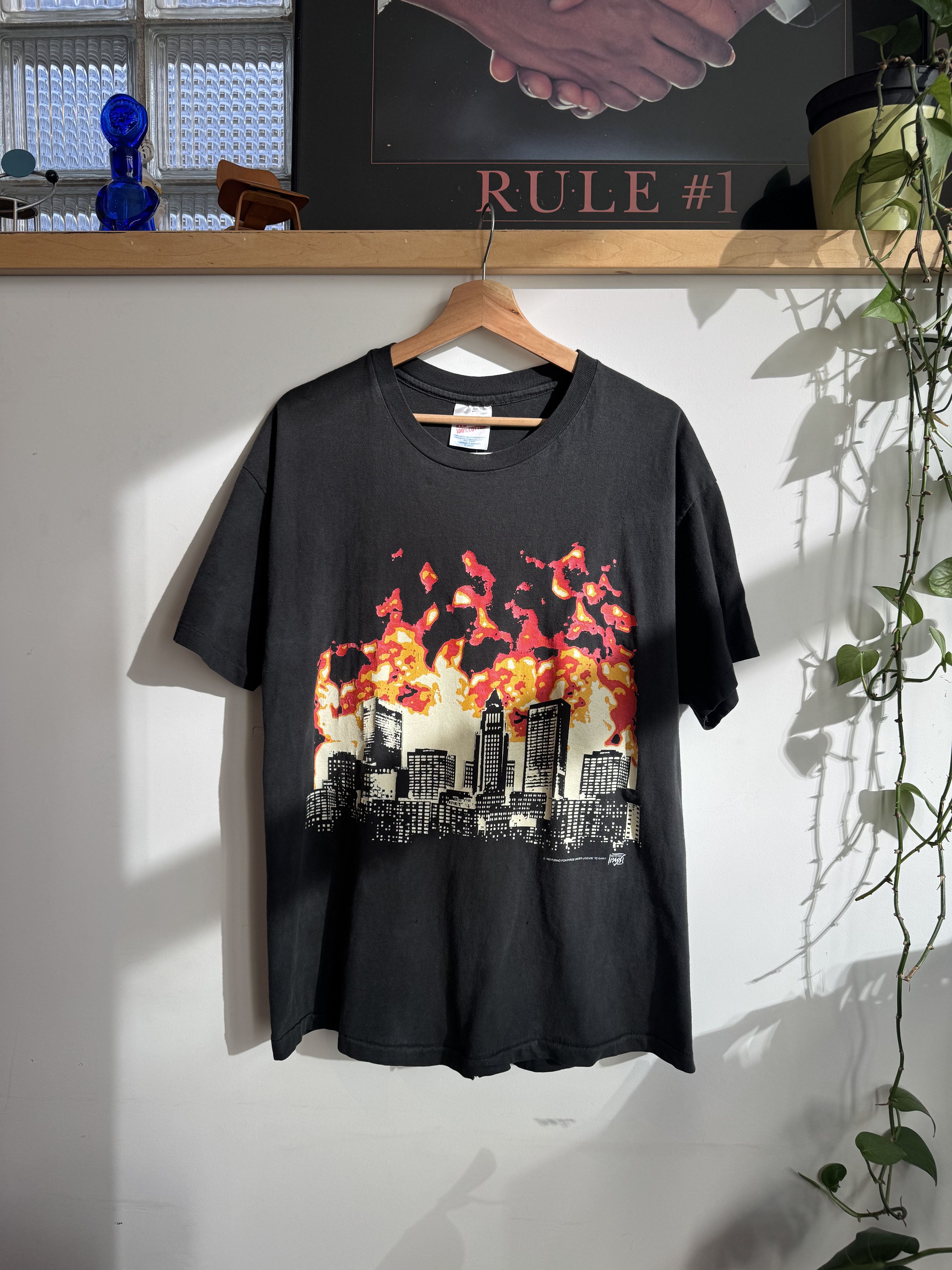 PORNO FOR PYROS Tシャツ/Jane’s addiction Vintage Porno For Pyros 1993 Original Black T-shirt Large