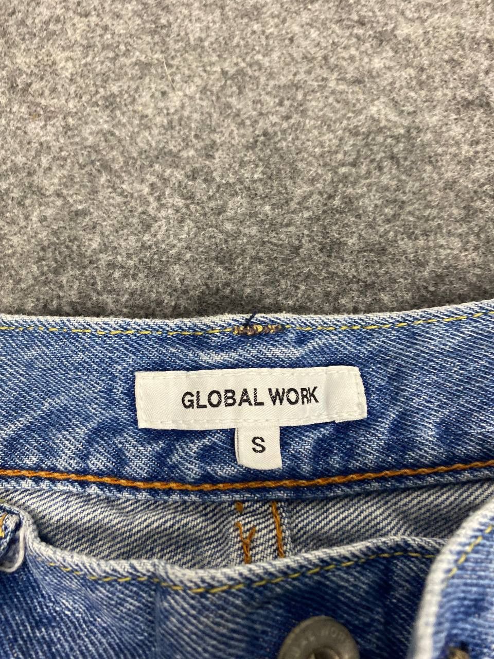 Global Work global work japanese brand distressed denim nice design Size US 33 - 8 Thumbnail