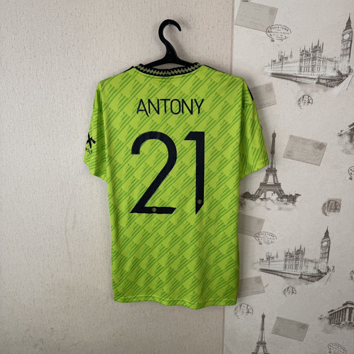 Adidas Adidas 2022-2023 Manchester United Third L- #21 Antony. Size US L / EU 52-54 / 3 - 15 Thumbnail