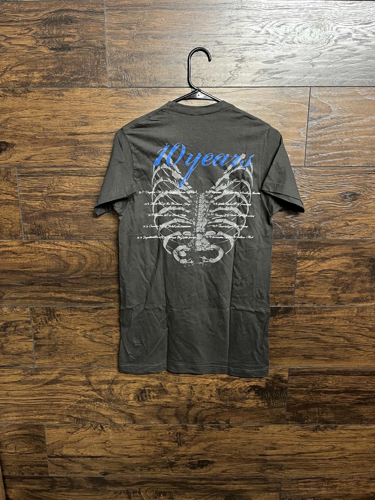 Other 10 Years Band Tour 2012 T-shirt Rib Cage on Back -M Size US M / EU 48-50 / 2 - 2 Thumbnail