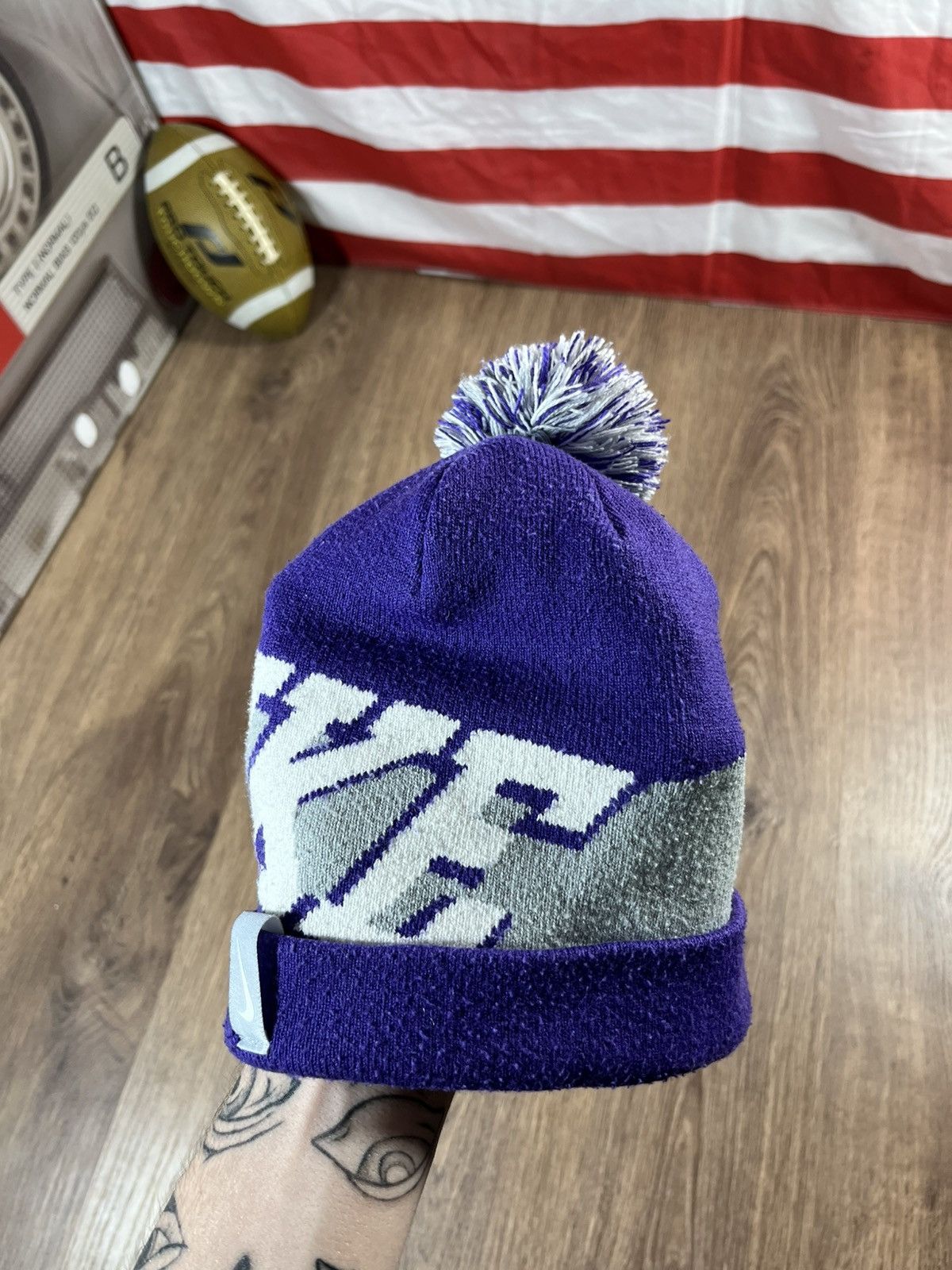 Nike × Vintage Nike Vintage Winter Hat Size ONE SIZE - 5 Thumbnail