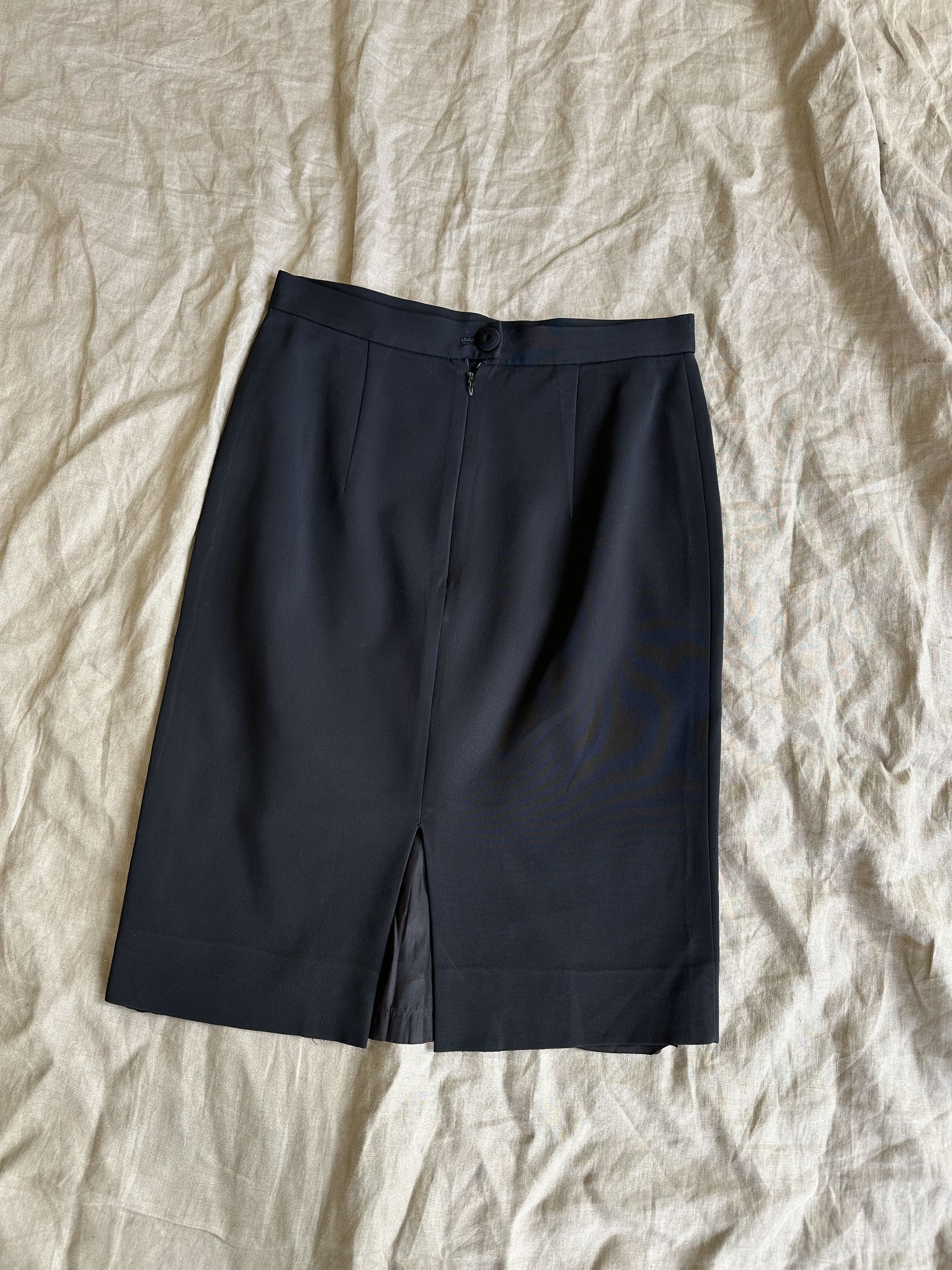 Moschino Moschino Cheap and Chic Vintage Wool Skirt 6491AC Size 28" / US 6 / IT 42 - 3 Thumbnail