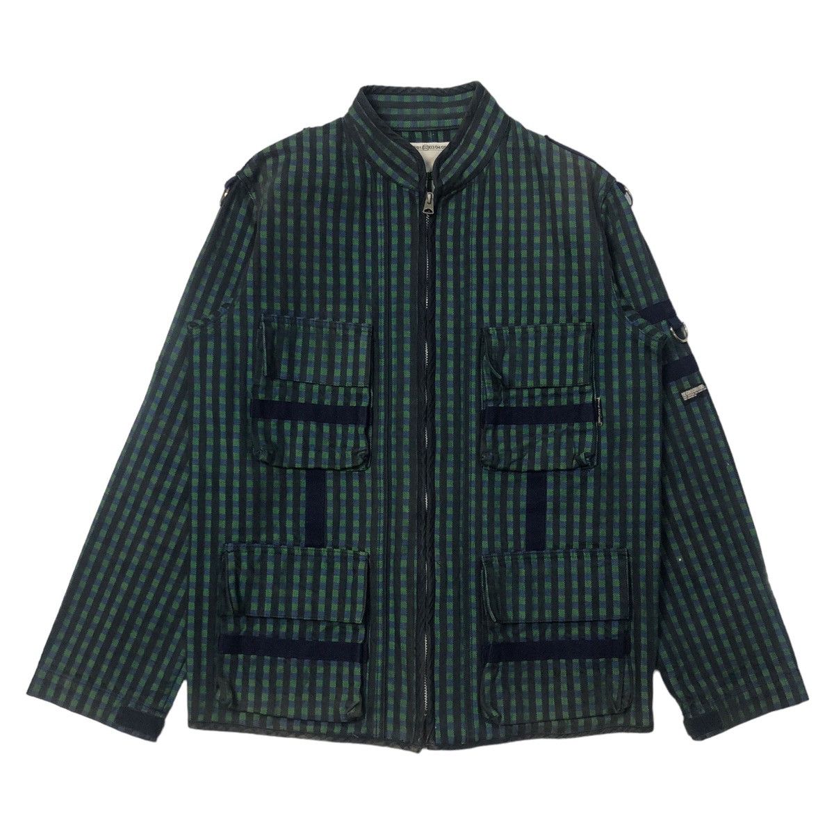 image of Neighborhood Tactical Jacket in Green Plaid, Men's (Size Medium)