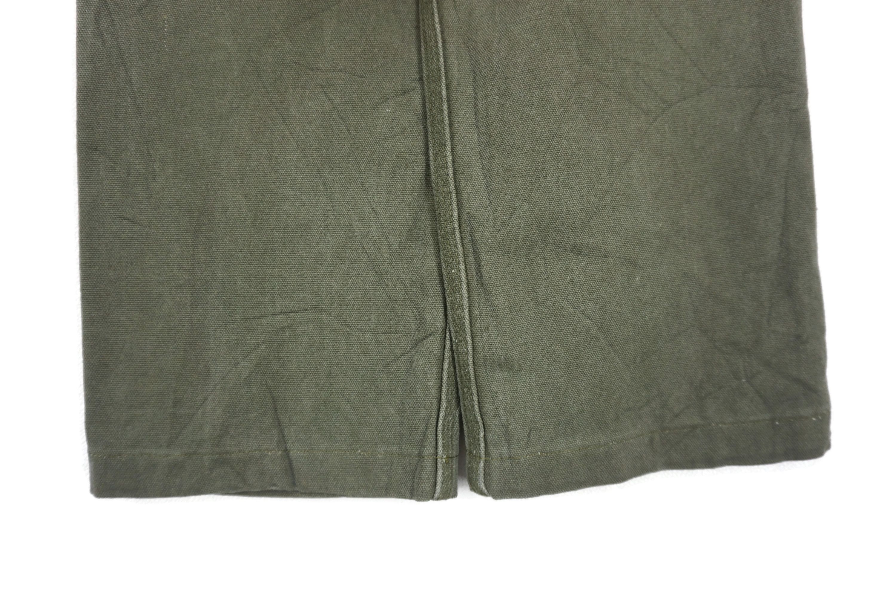 Japanese Brand Back Number Pants fit W31xL27.5 Low-Rise Cropped Canvas Size US 28 / EU 44 - 9 Thumbnail