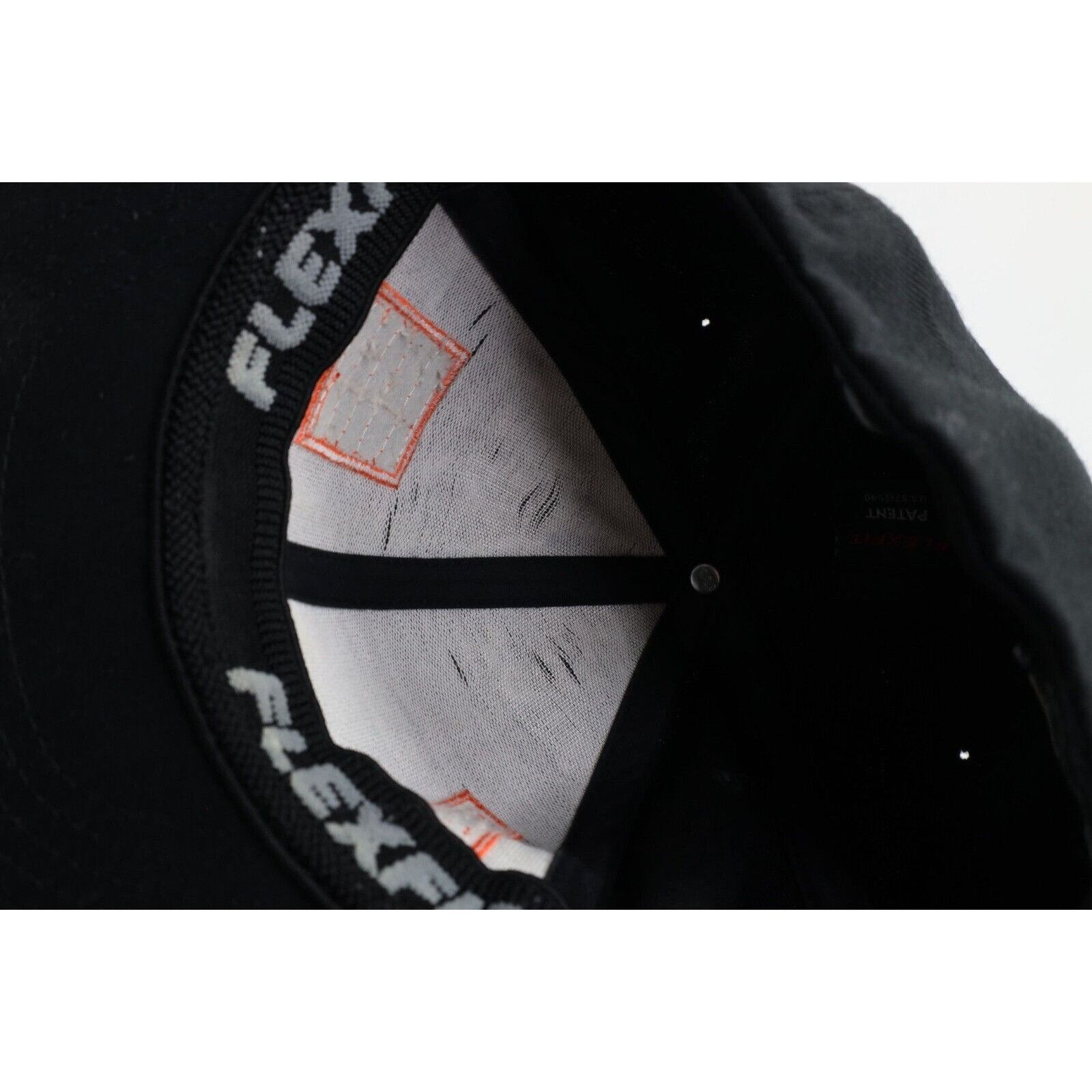 Metal Mulisha × Vintage Vintage 90s Metal Mulisha Spell Out Skull Stretch Fitted Hat Size ONE SIZE - 9 Thumbnail