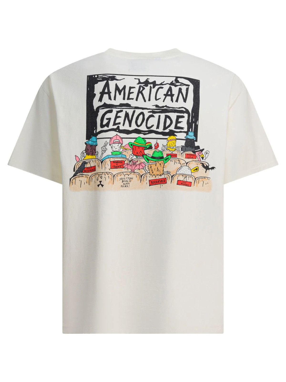 Gallery Dept. o1mle0226 Skeleton Beach Theater T-Shirt in White Size US XXL / EU 58 / 5 - 2 Thumbnail