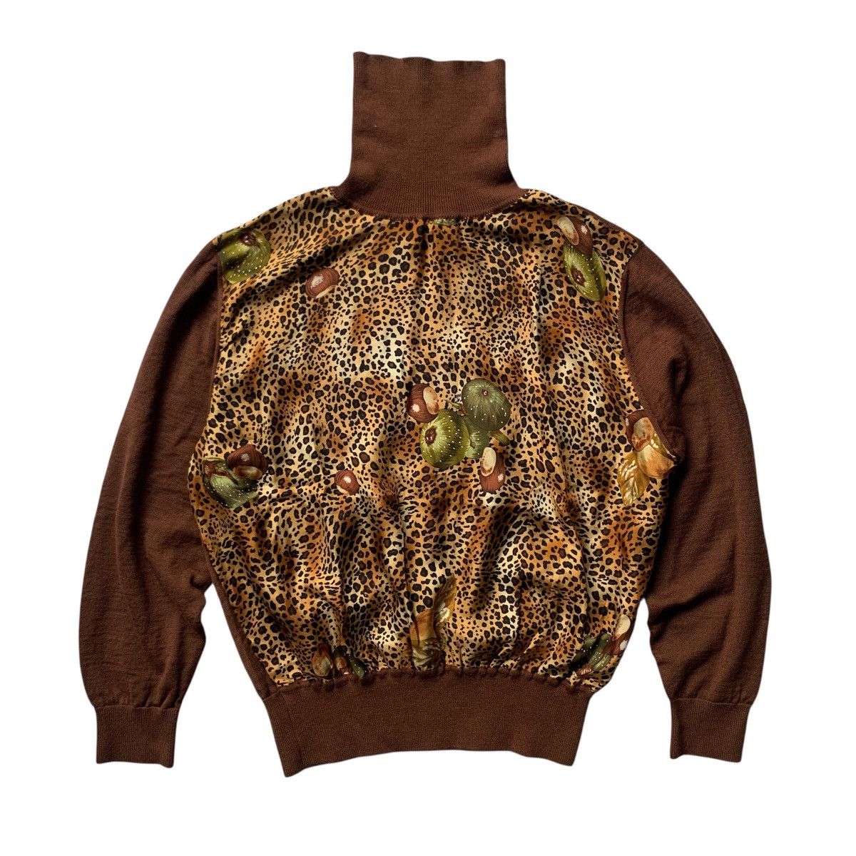 Dior Christian dior sports leopard pattern high neck silk&rayon Size L / US 10 / IT 46 - 1 Thumbnail