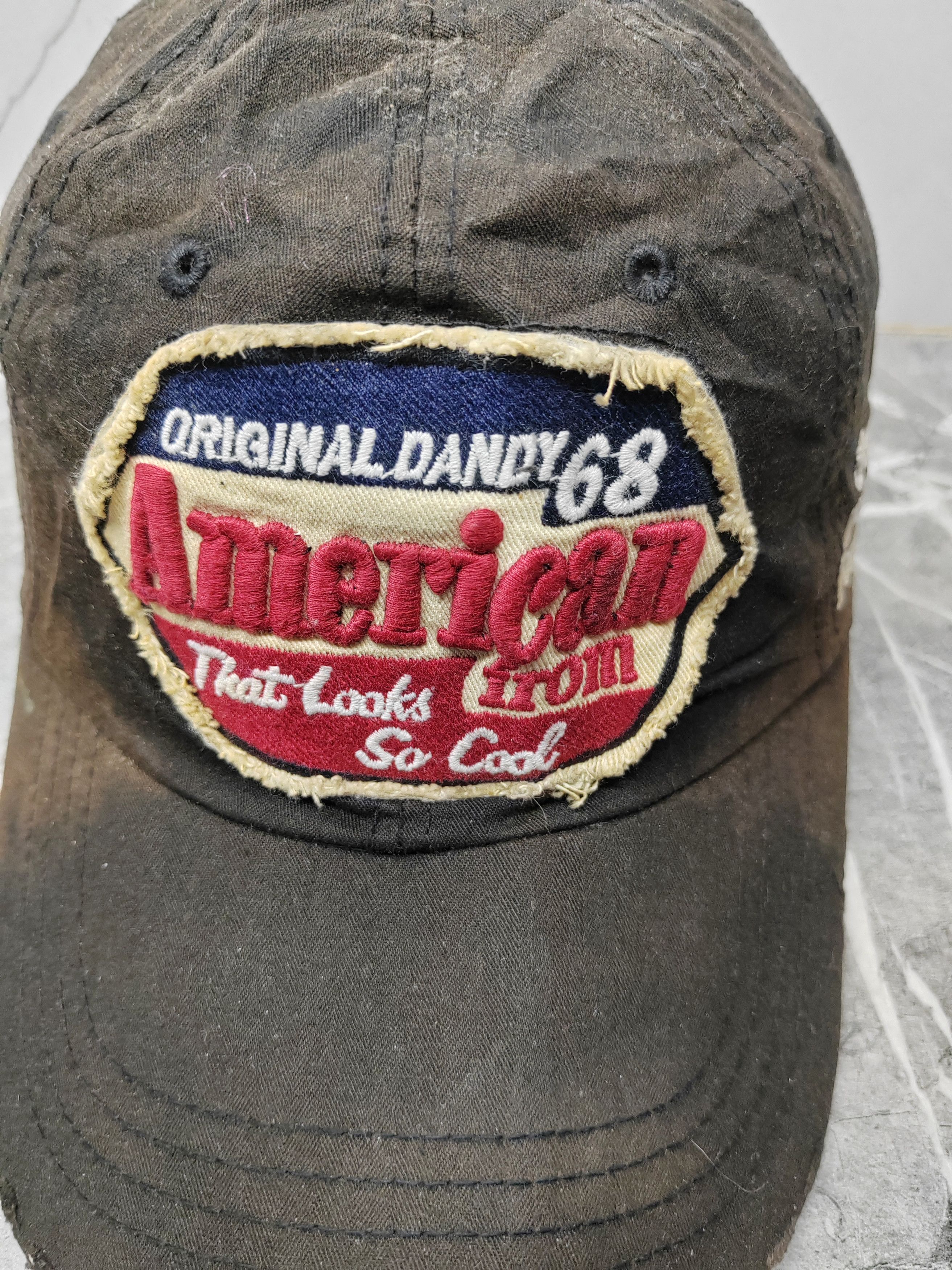 Japanese Brand Vintage Ameircan From Distressed Style Cap Hat Size ONE SIZE - 3 Thumbnail