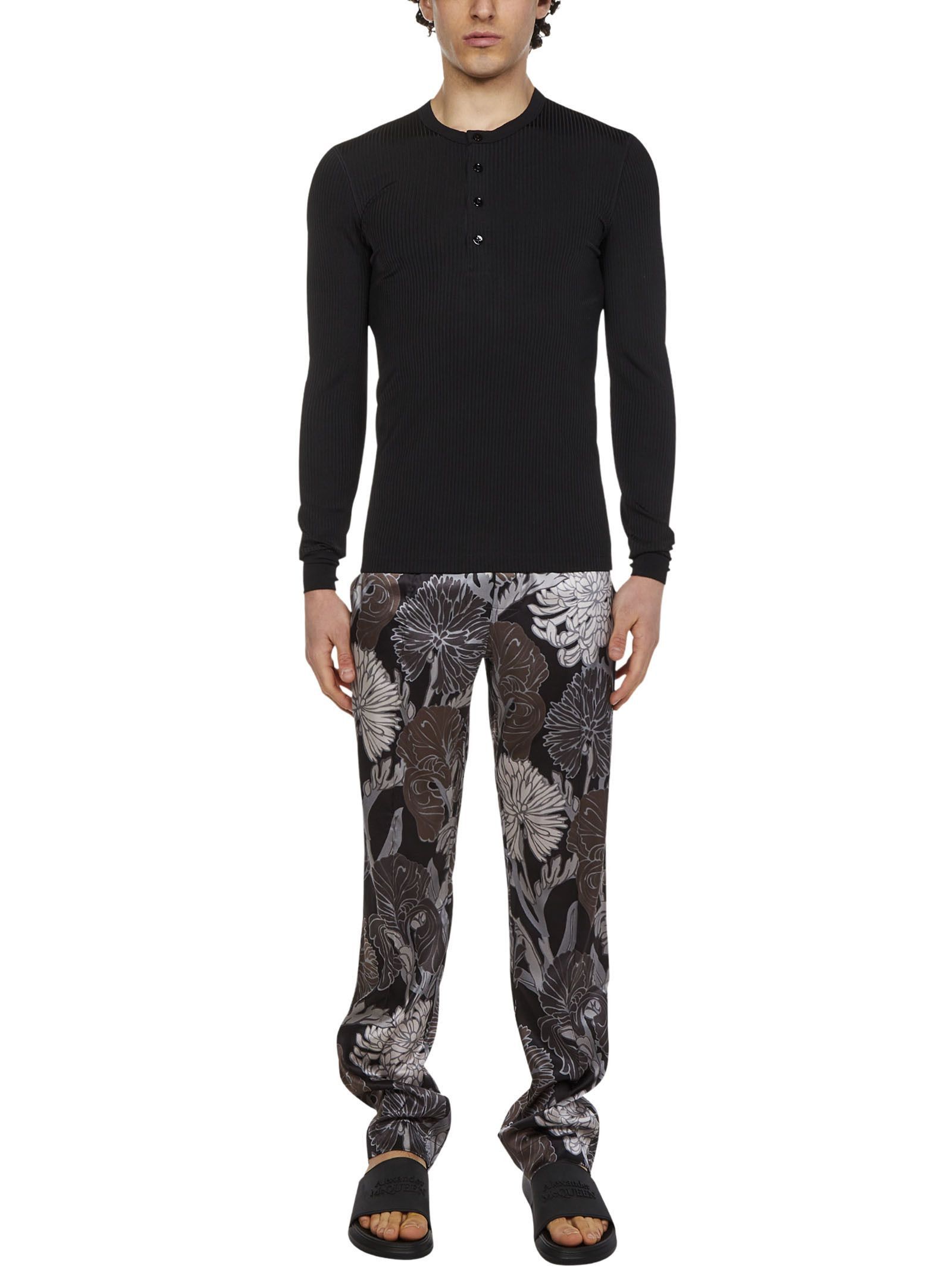 Tom Ford o1loc1c0724 IST4H20 Silk Blend Trousers in Multicolor Size US 30 / EU 46 - 5 Thumbnail