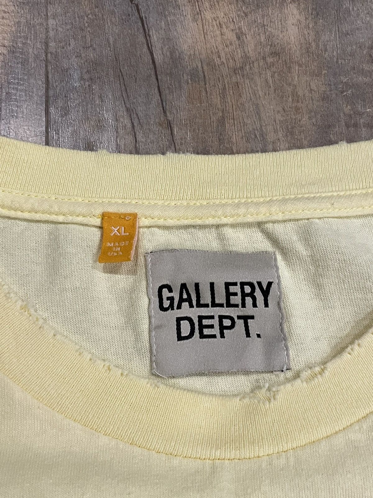 Gallery Dept. RARE Gallery Dept Palm Springs Souvenir Blue Logo Yellow Tee Size US XL / EU 56 / 4 - 6 Thumbnail