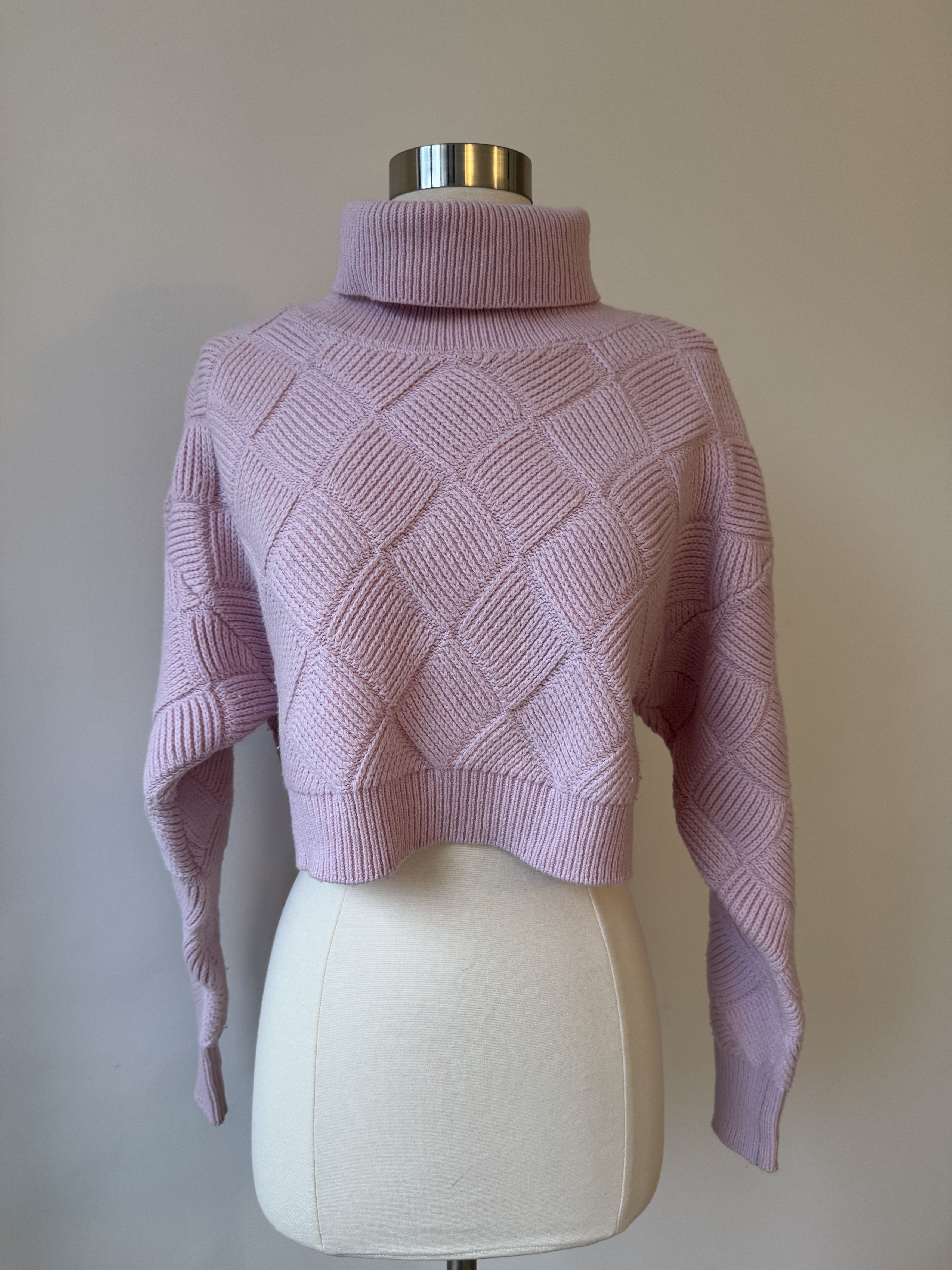 Ronny Kobo Ronny Kobo Onyx Knit Crop Turtleneck Size M / US 6-8 / IT 42-44 - 1 Thumbnail