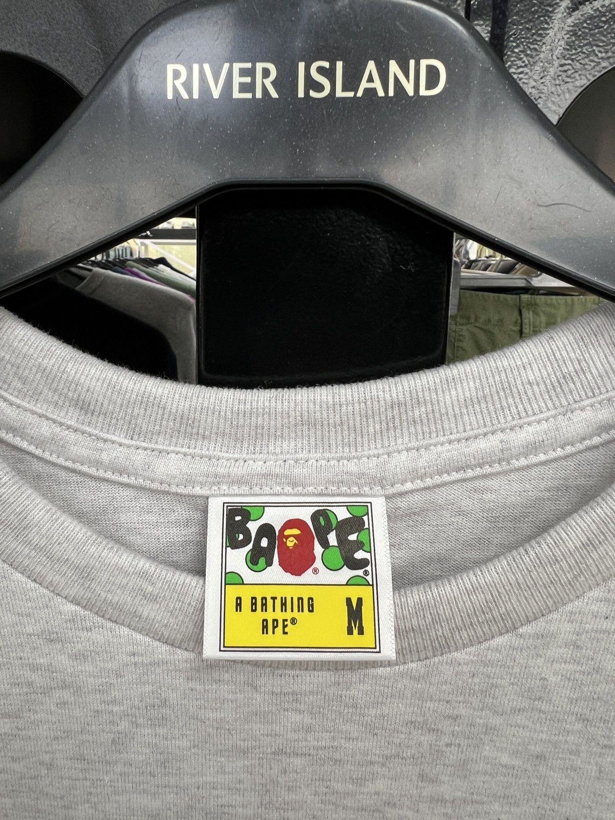 Bape A BATHING APE COLOR CAMO WGM APE HEAD OVERLAP TEE Size US M / EU 48-50 / 2 - 3 Thumbnail