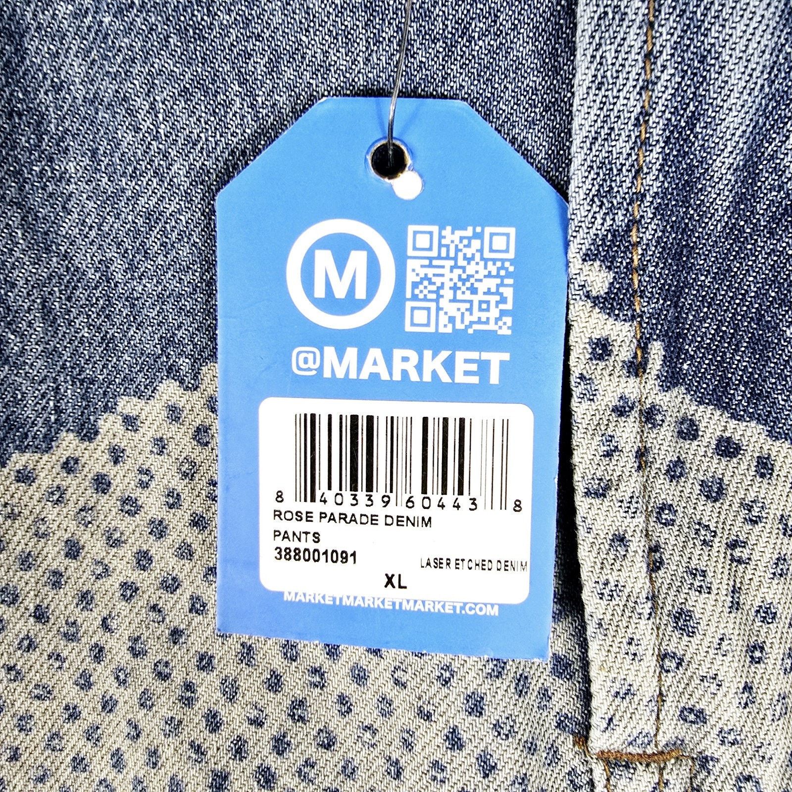 Market Chinatown Market Rose Parade Straight Leg Jeans XL 36x30 Size US 36 / EU 52 - 6 Thumbnail