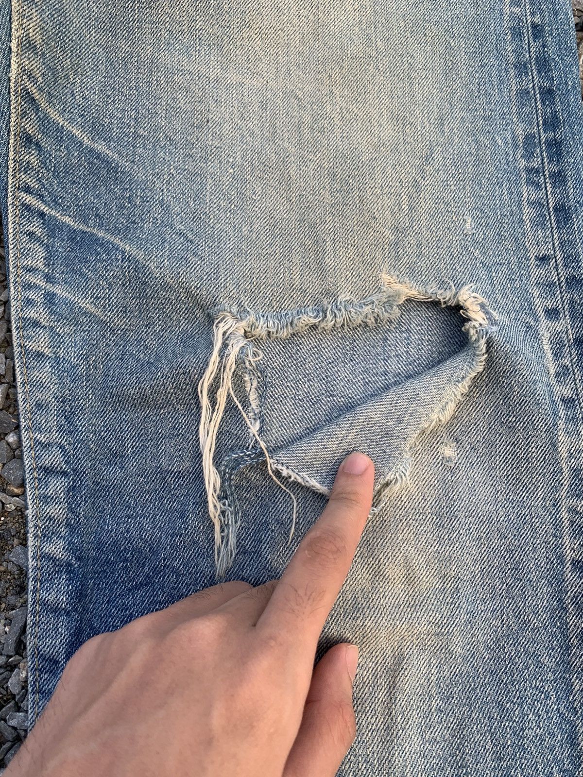 Kapital VINTAGE CHIMALA SELVEDGE JAPANESE RUSTY DISTRESSED DENIM Size US 32 / EU 48 - 17 Thumbnail