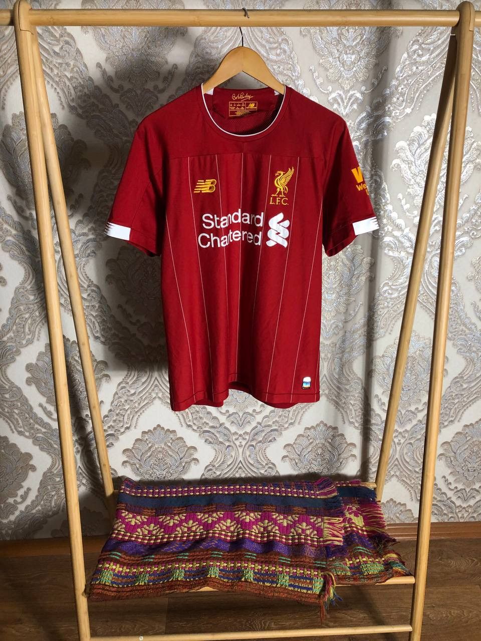 New Balance VINTAGE NEW BALANCE FC LIVERPOOL ENGLAND SOCCER JERSEY RETRO Size US L / EU 52-54 / 3 - 1 Thumbnail