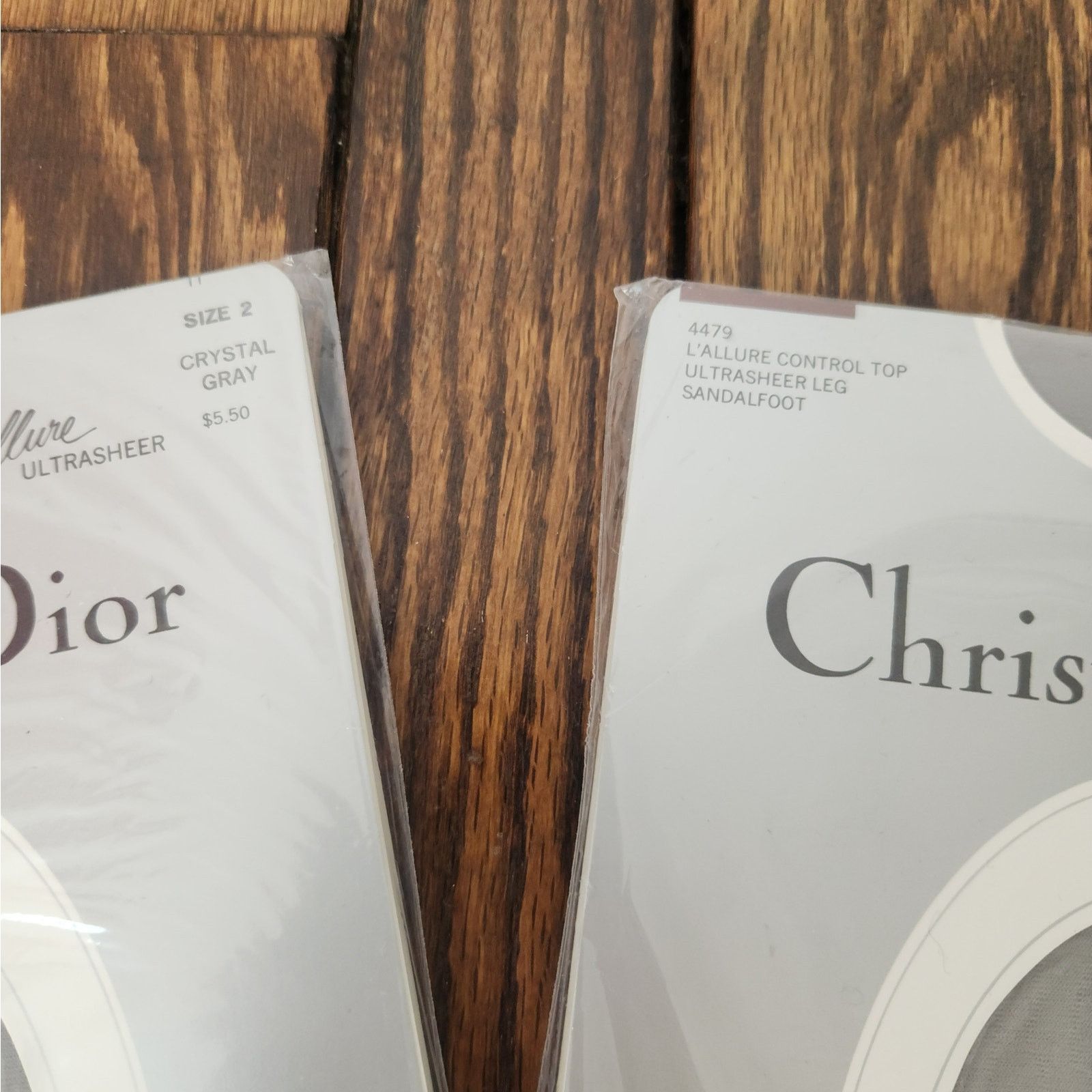 Dior Christian Dior Grey Ultra Sheer Sandalfoot Pantyhose Size 2 Size ONE SIZE - 6 Thumbnail