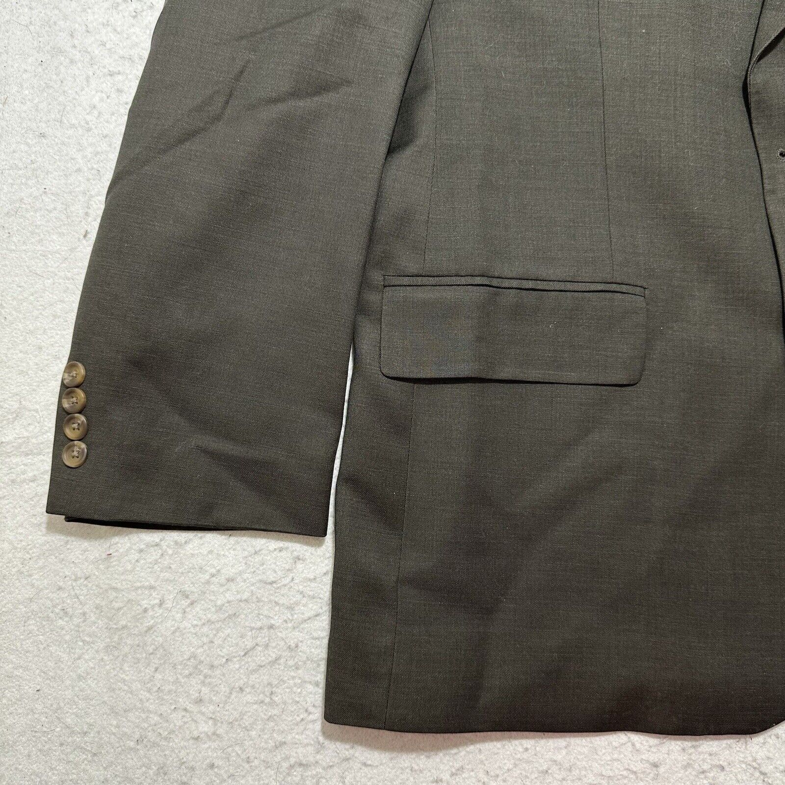 Ralph Lauren Ralph Lauren 46R Wool + Cashmere Suit Jacket Dark Brown Coat Size 46R - 5 Thumbnail