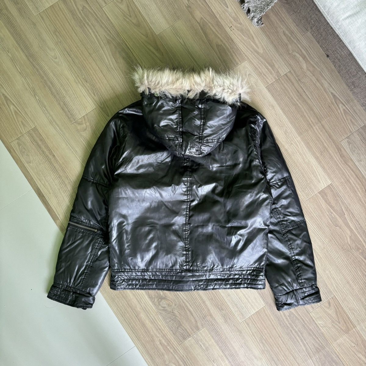 If Six Was Nine × Japanese Brand × Le Grande Bleu (L.G.B.) Nylaus Design Ifsixwasnine LGB Style fur jacket vintage Size US L / EU 52-54 / 3 - 3 Thumbnail