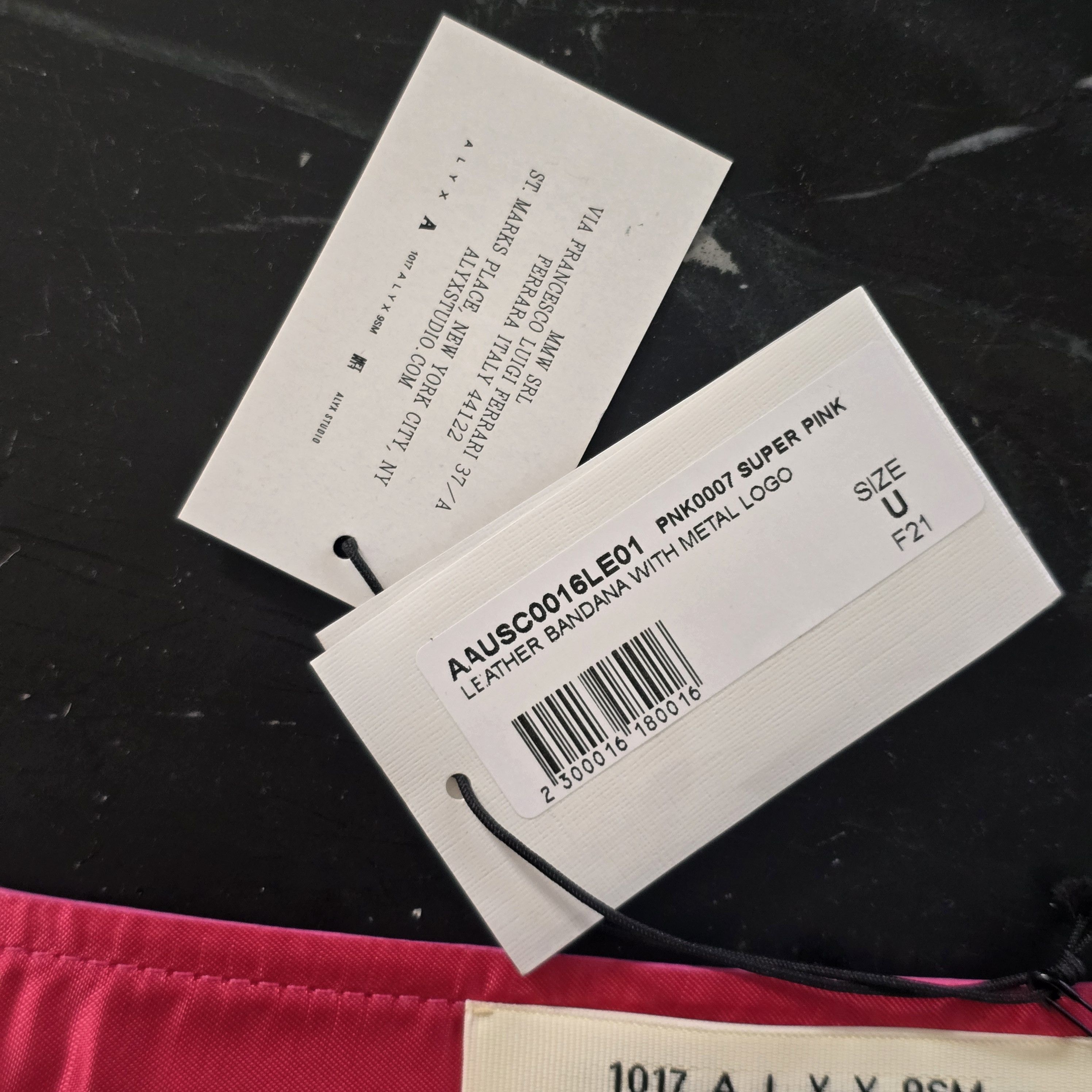 1017 ALYX 9SM Leather bandana Size ONE SIZE - 9 Thumbnail