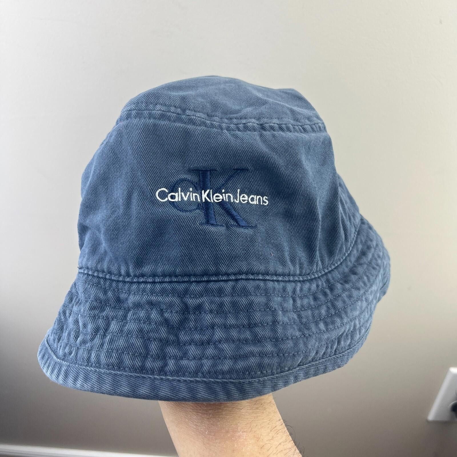 Calvin Klein Vintage 90s Calvin Klein Bucket Hat Large Size ONE SIZE - 1 Thumbnail