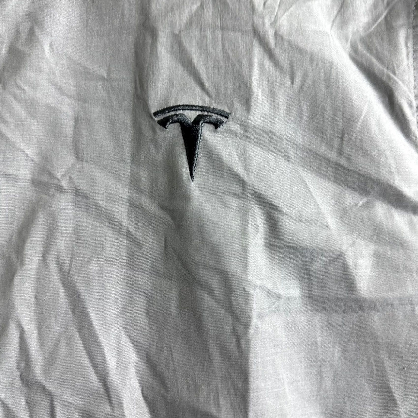 Vintage Tesla Button-Down Shirt Adult Men XL Gray Size US XL / EU 56 / 4 - 4 Thumbnail