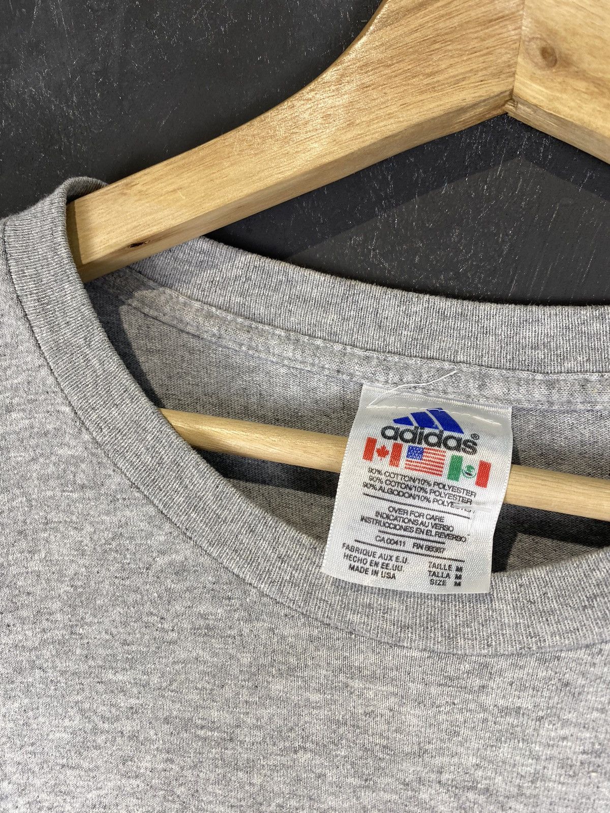 Adidas × Vintage 90s Adidas Equipment Tee Size US M / EU 48-50 / 2 - 4 Thumbnail