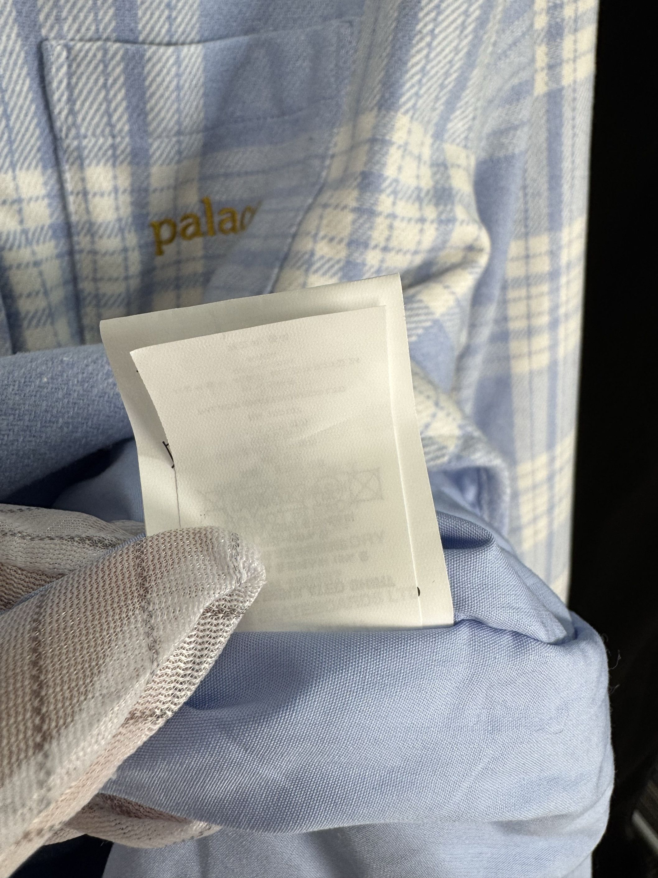 Palace UNWORN* Palace Check Insulated Shirt Faint Blue FW24 NEW Size US S / EU 44-46 / 1 - 8 Thumbnail