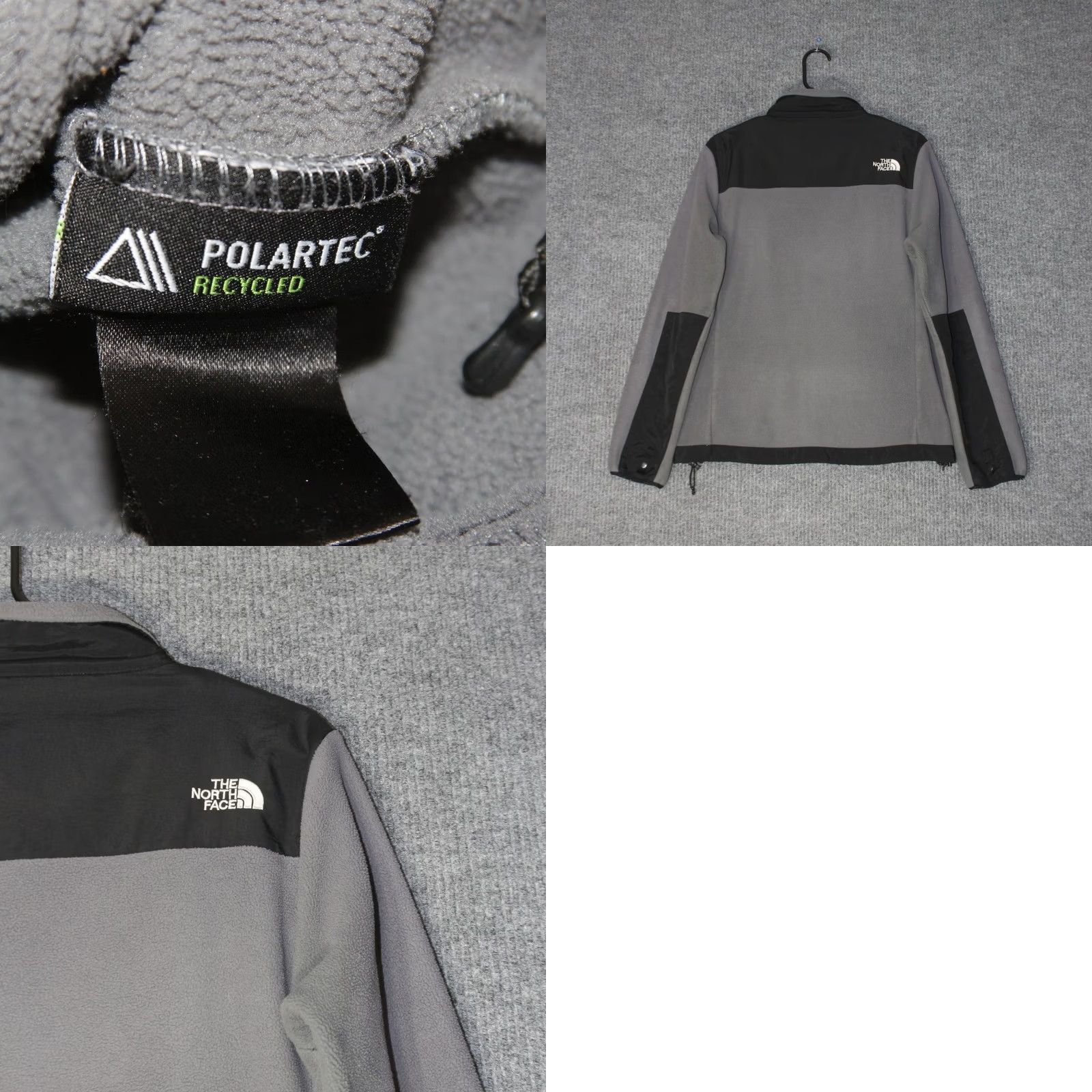 The North Face The North Face Denali Jacket Womens L Gray Black Polartec Full Zip Size L / US 10 / IT 46 - 8 Thumbnail