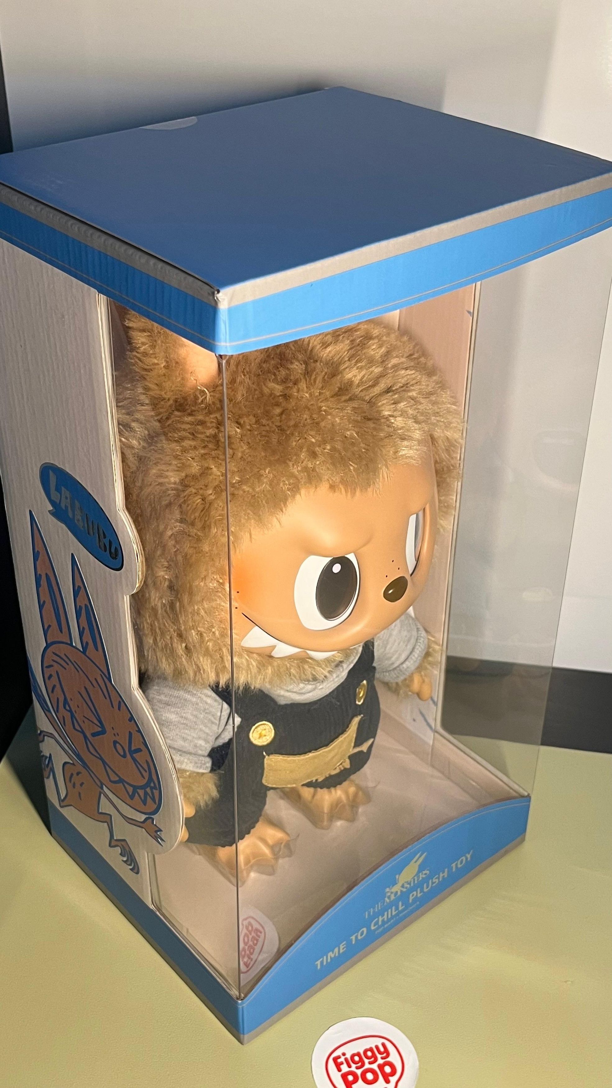 POP MART Labubu - Time to Chill-Vinyl Plush Doll (BIG SIZE) Size ONE SIZE - 3 Thumbnail
