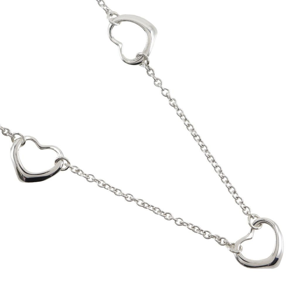 Tiffany & Co. Tiffany & Co. Tiffany & Co. Open Heart Sterling Silver Necklace Precious Metal Necklace DUTY FREE for USA Size ONE SIZE - 1 Thumbnail