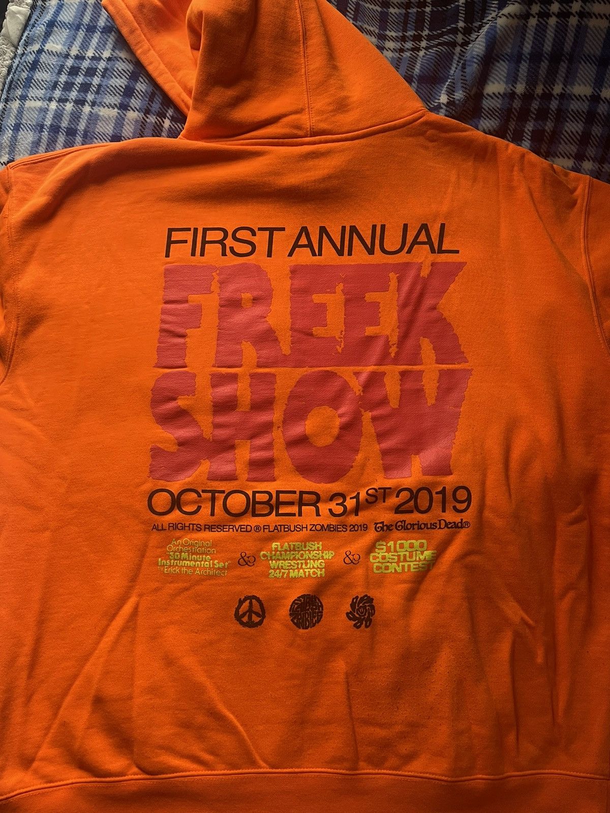 Flatbush Zombies *RARE* Flatbush Zombies 2019 FREEK SHOW Hoodie Size US XL / EU 56 / 4 - 4 Thumbnail