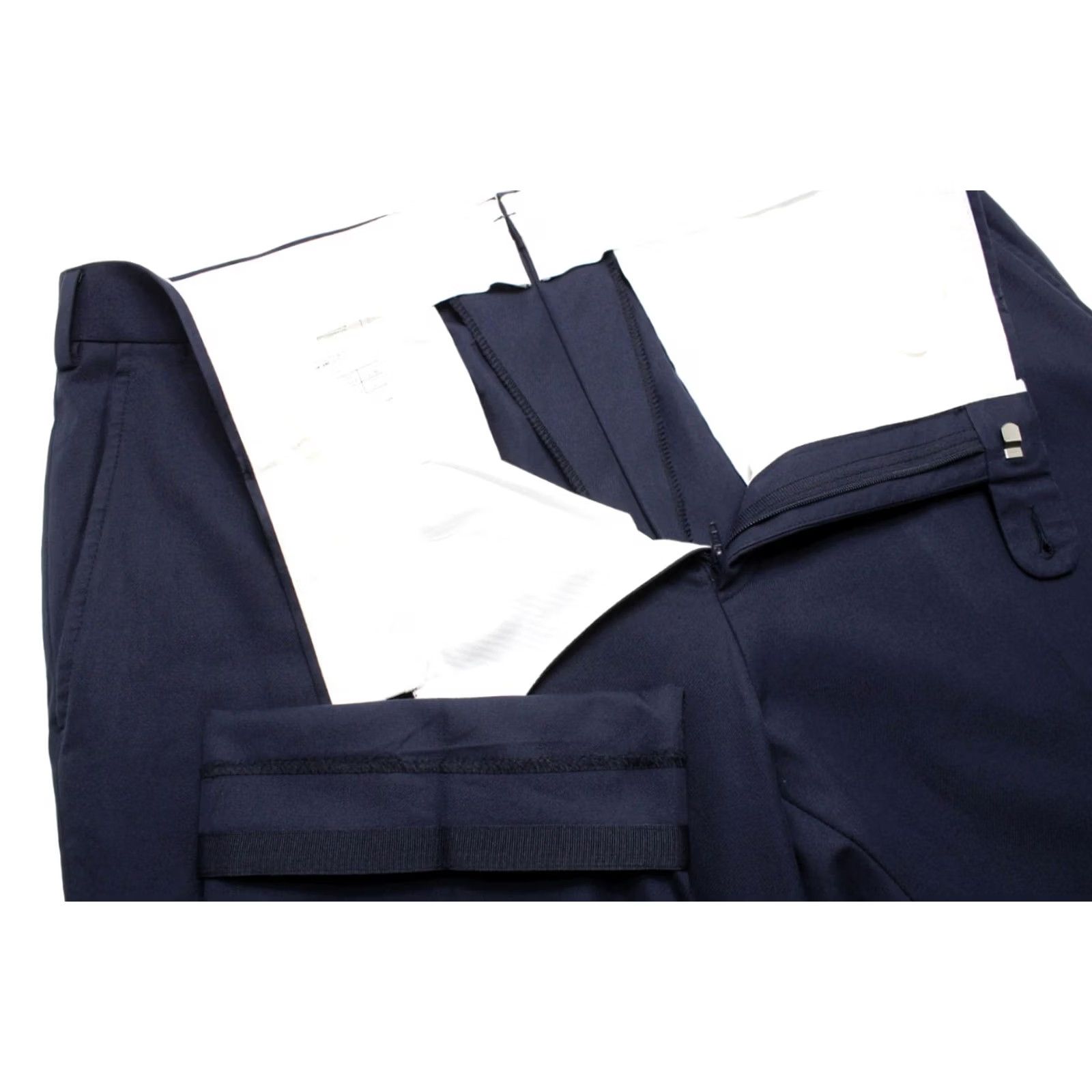 Suitsupply SUITSUPPLY Brescia Slim Fit Trousers Men's UK 42 / W37 Tapered Fit Zip Fly Blue Size US 42 / EU 58 - 4 Thumbnail