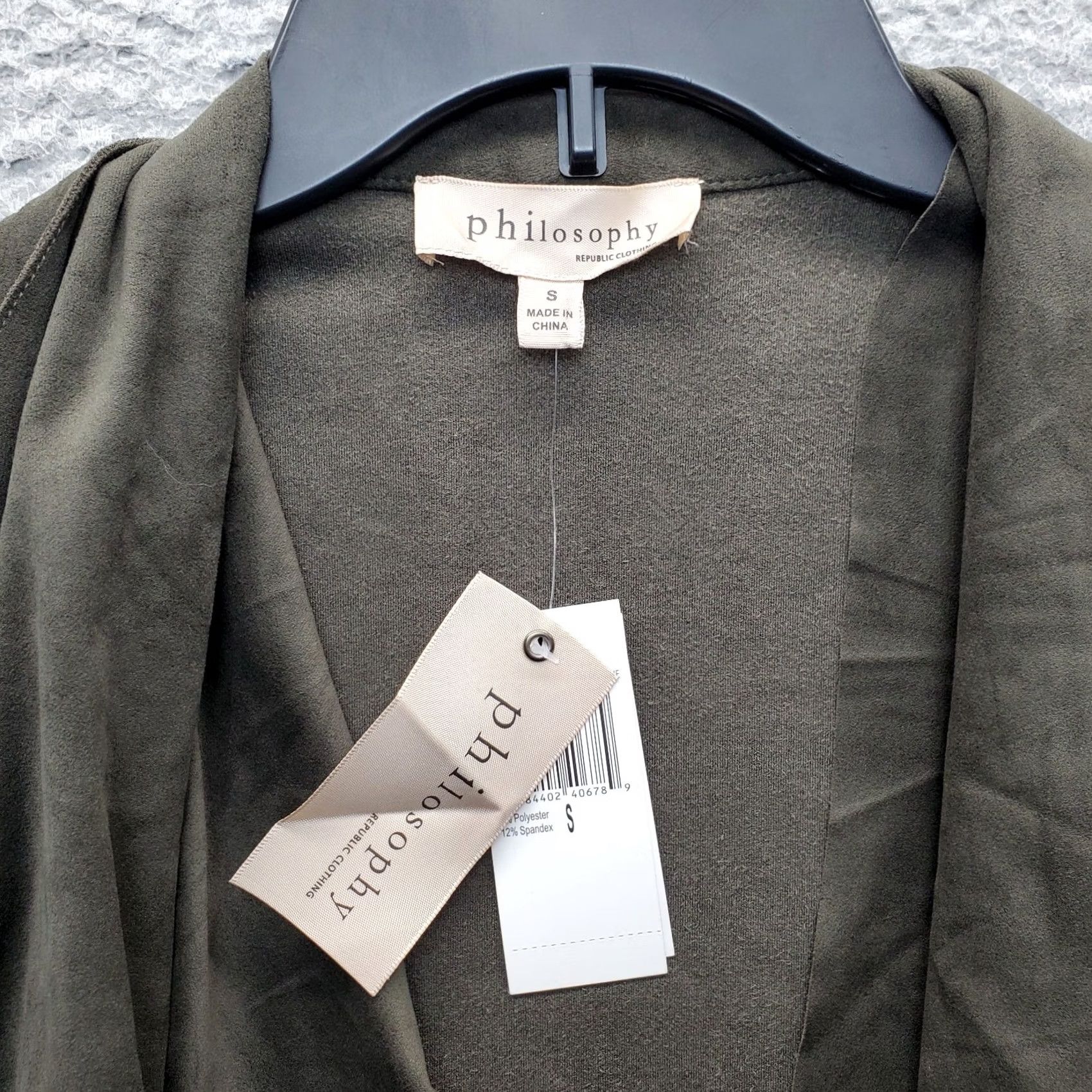 Vintage Philosophy Cardigan Women S Green Long Sleeve Open Front Vintage: No Size S / US 4 / IT 40 - 5 Thumbnail