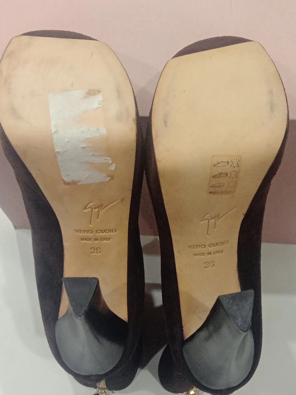 Giuseppe Zanotti Giuseppe Zanotti Brown Suede Platform Ankle Boots 36 .US - 6 Size US 6 / IT 36 - 8 Thumbnail