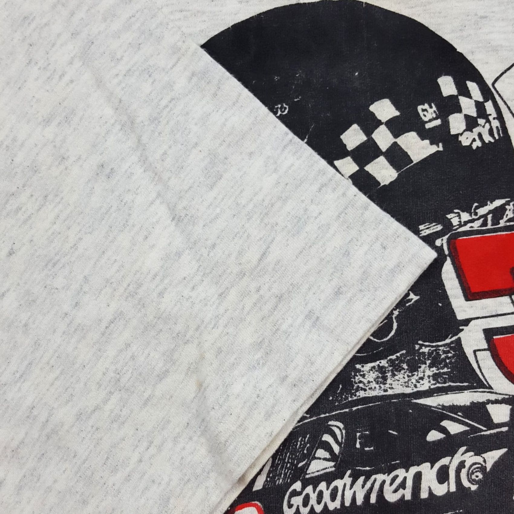 Fruit Of The Loom VINTAGE Dale Earnhardt NASCAR T-Shirt Gray 90s Short Sleeve XL Mens United States Graphic Print Racing Shirt Size US XL / EU 56 / 4 - 7 Thumbnail