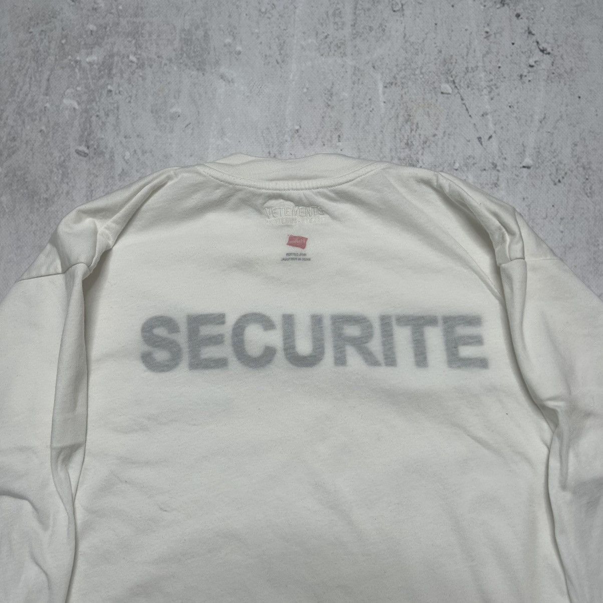 Hanes × Vetements Vetements x hanes secrite double longsleeve Size S / US 4 / IT 40 - 2 Thumbnail