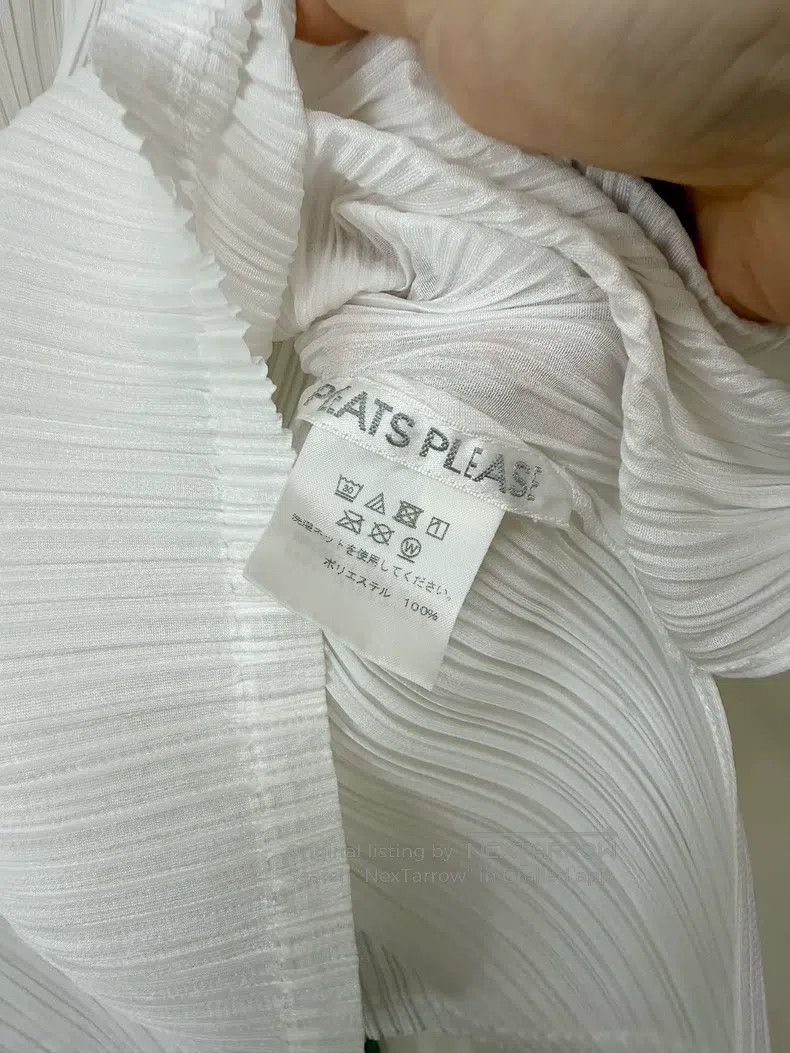 Issey Miyake Issey Miyake White Long Sleeve Size L / US 10 / IT 46 - 3 Thumbnail