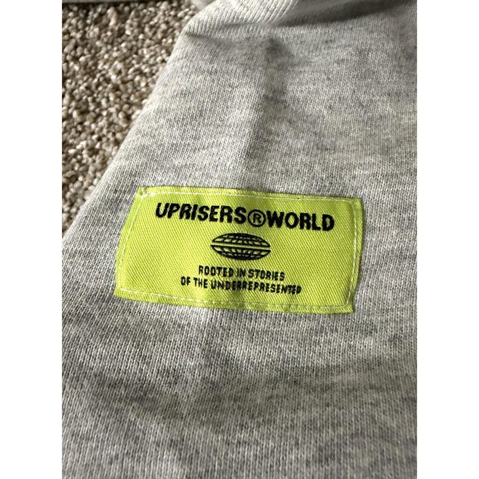 Vintage UPRISERS Sweatshirt Mens M Gray Graphic Pullover Crewneck Did You Know Size US M / EU 48-50 / 2 - 7 Thumbnail