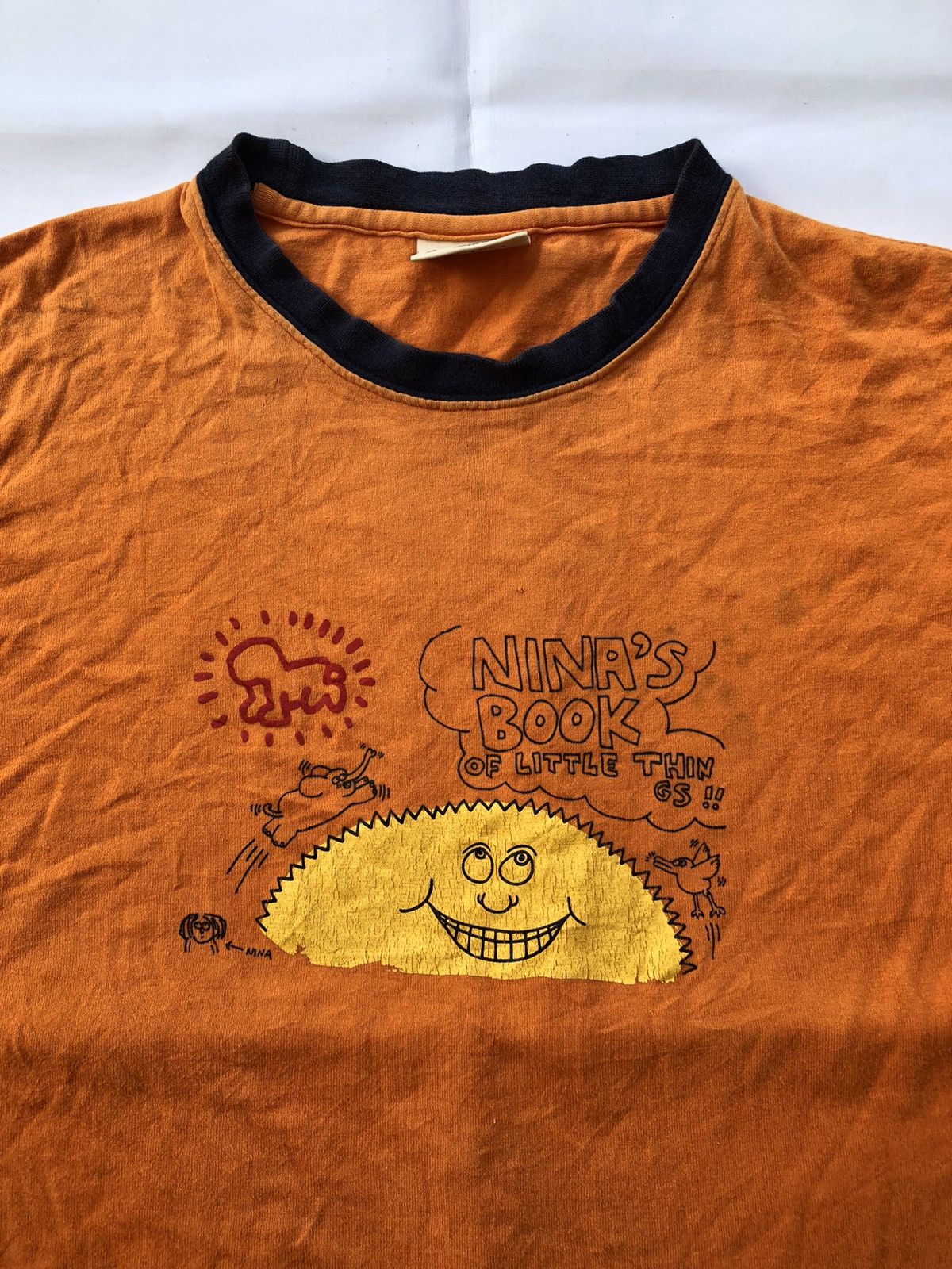 If Six Was Nine × Japanese Brand × Le Grande Bleu (L.G.B.) Nina Book Of Little Thin GS X Keith Haring Tee Size US S / EU 44-46 / 1 - 3 Thumbnail
