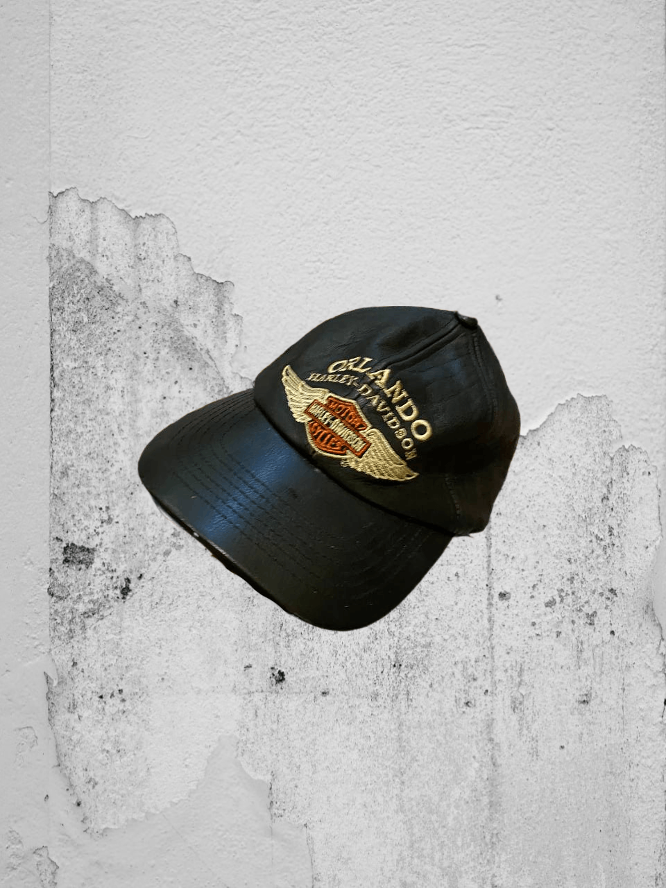 Harley Davidson Hats Vintage Harley Davidson big logo Cap Y2K streetwear Size ONE SIZE - 1 Thumbnail