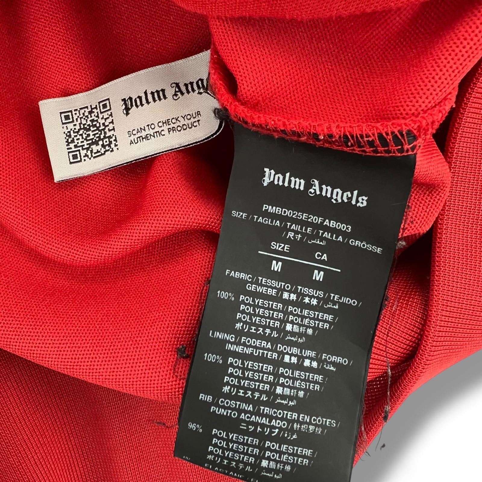 Palm Angels Palm Angels Red Track Hoodie Size US M / EU 48-50 / 2 - 5 Thumbnail