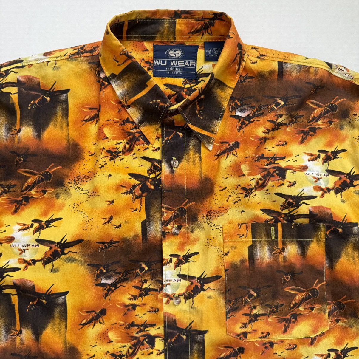 Wu-Tang Clan 🔴Wu-Wear Shirt Size 2XL Original Wu-Tang Button Up Vintage Size US XXL / EU 58 / 5 - 11 Thumbnail
