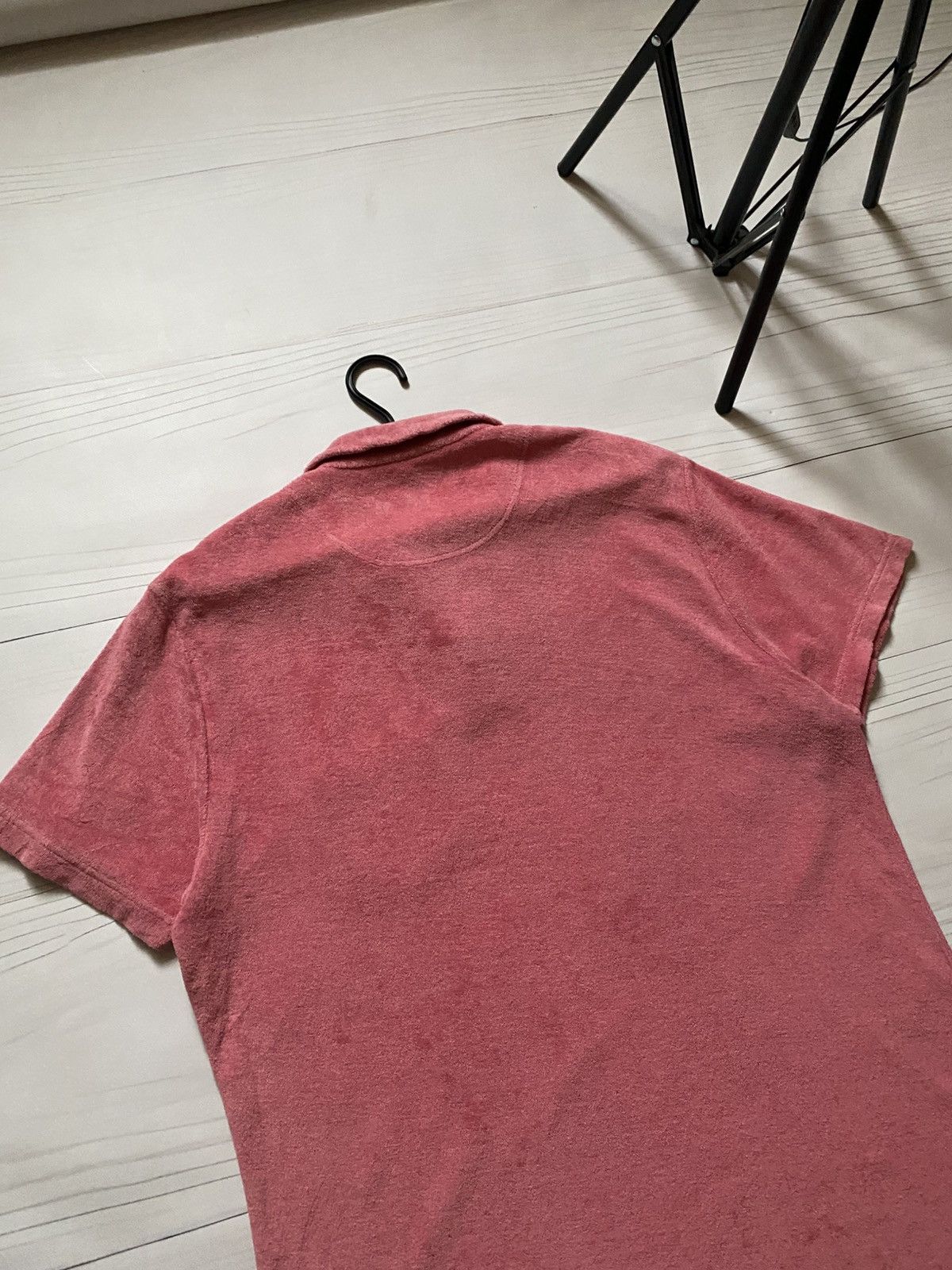 Orlebar Brown Orlebar Brown Terry Watermelon towelling polo t shirt Size US XXL / EU 58 / 5 - 15 Thumbnail