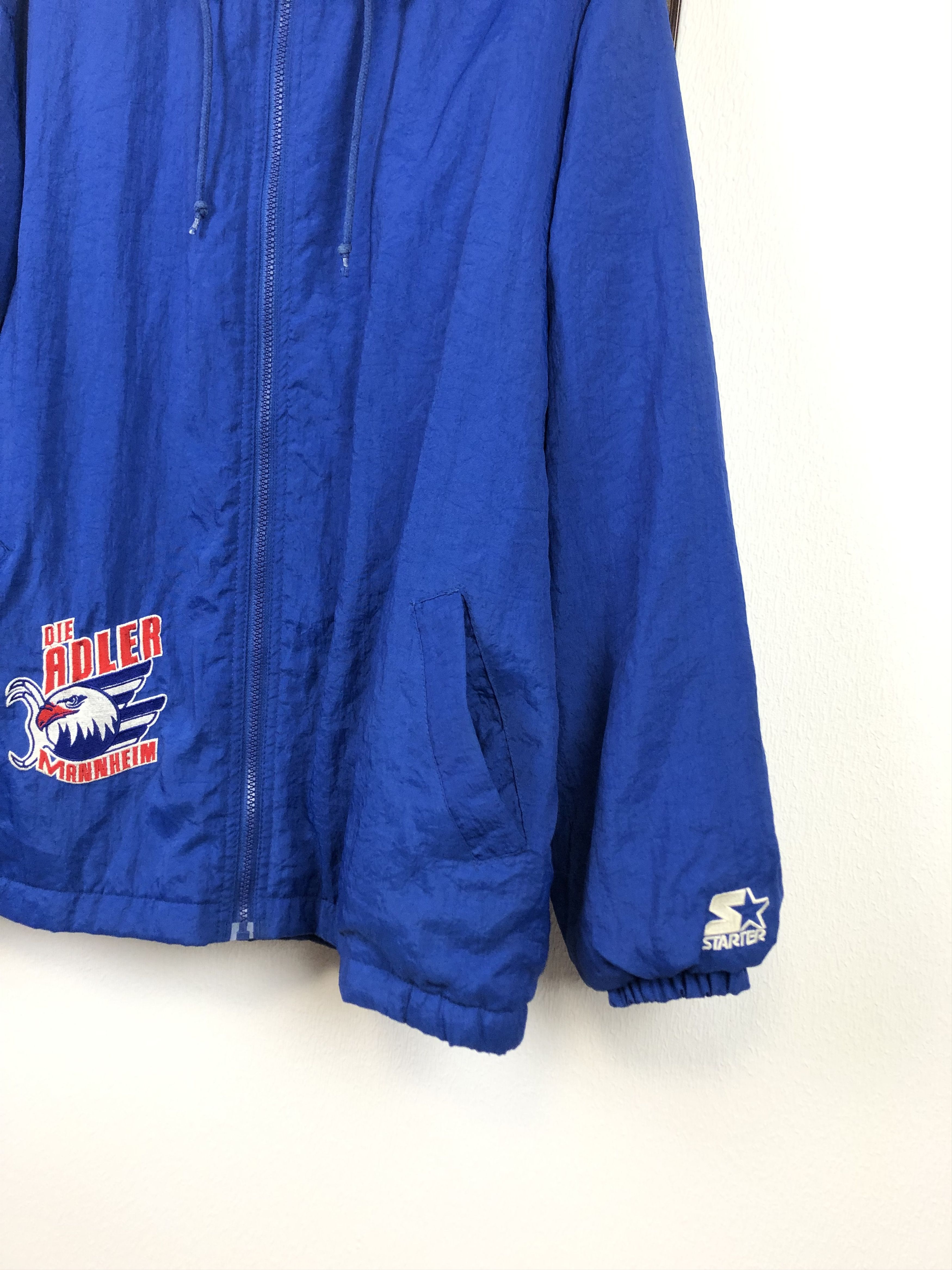 Starter Vintage Starter Die Adler Mannheim Jacket Hockey Rare Hype Size US M / EU 48-50 / 2 - 5 Thumbnail