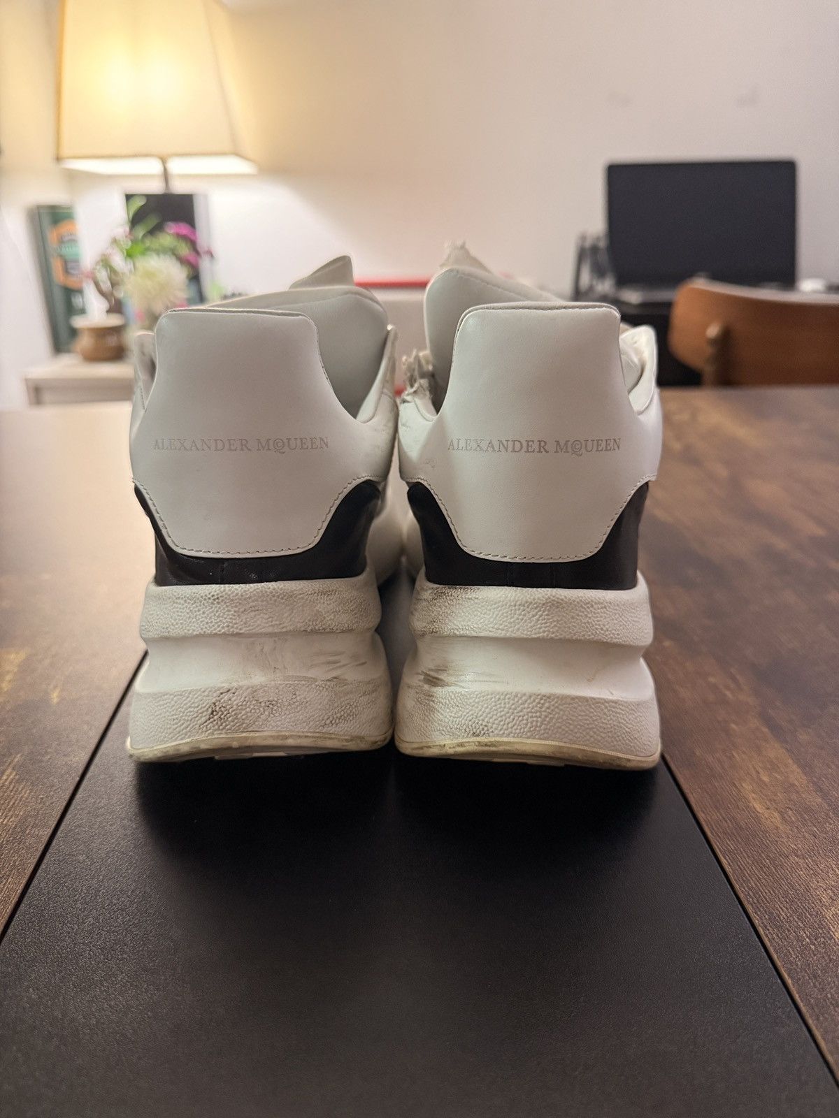 Alexander McQueen Alexander McQueen Oversized Leather Runner Sneakers Size US 6 / EU 39 - 4 Thumbnail
