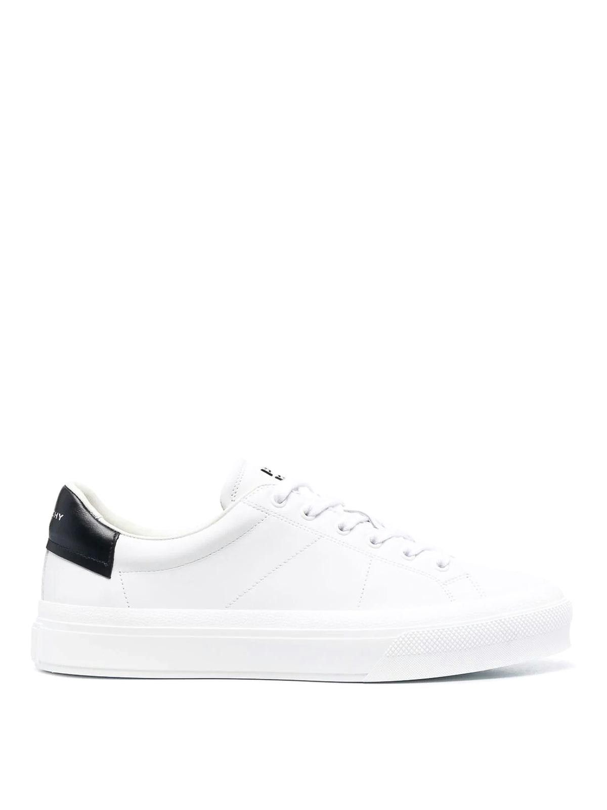 Givenchy o1w1db10925 City Sport Lace-Up Sneakers in White/Black Size US 6 / EU 39 - 1 Thumbnail