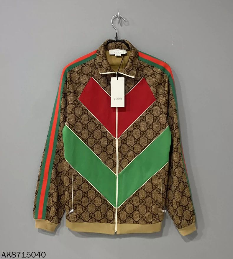 Gucci Gucci Full print logo zipper jacket 2501-Nextarrow Size US S / EU 44-46 / 1 - 1 Thumbnail