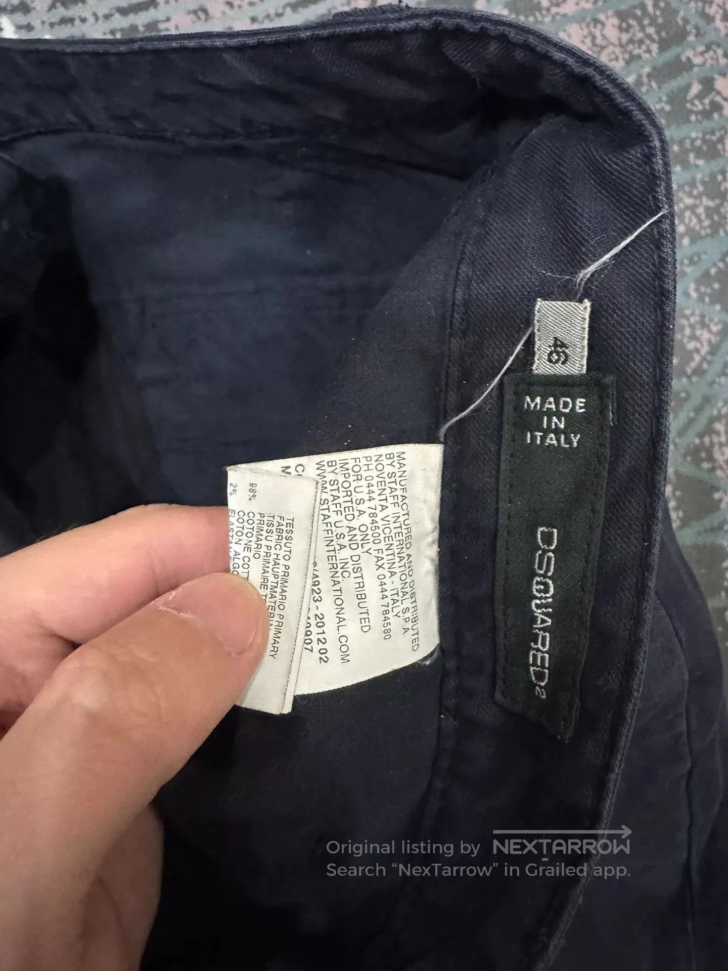 Dsquared2 Dsquared2 Washed Casual Straight Pants. Size US 30 / EU 46 - 3 Thumbnail